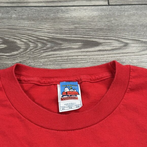 Vintage Y2K Peanuts Charlie Brown Christmas T Shirt - Picture 4 of 4